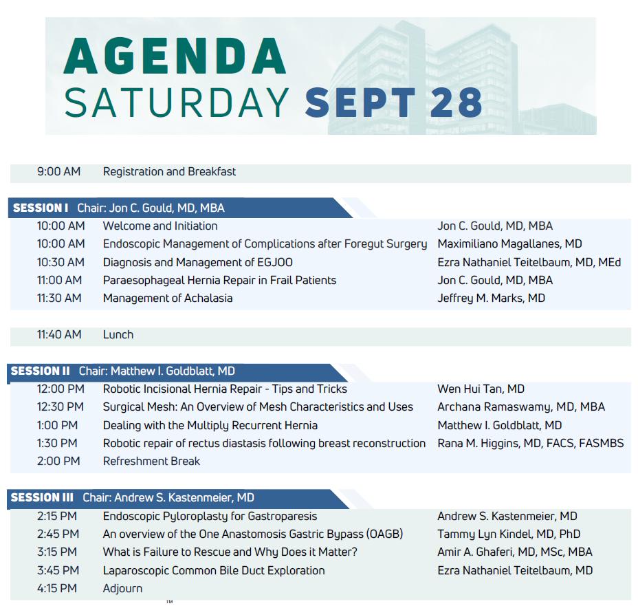 Program Agenda