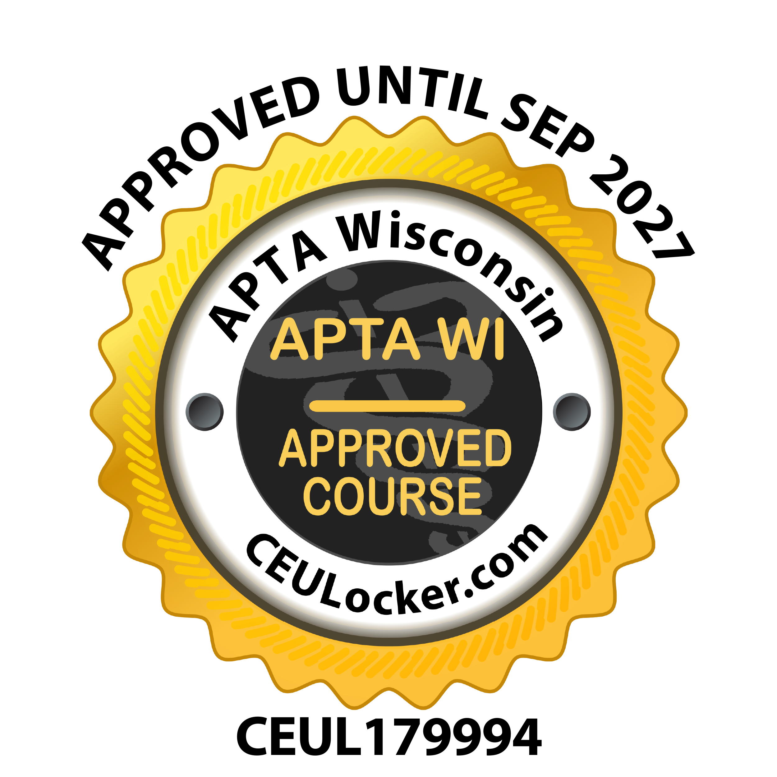 APTA WI Approved Course Seal